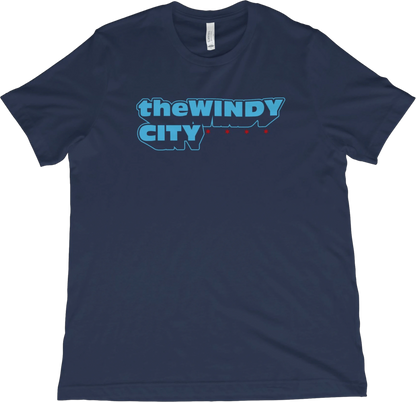 T-Shirt Navy / XS Chicago The Windy City T-Shirt
