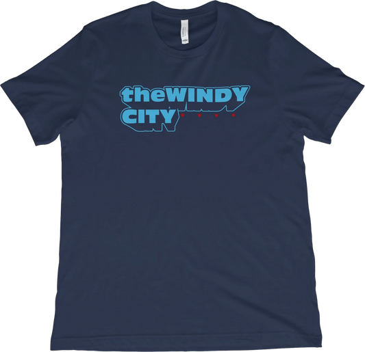 T-Shirt Navy / XS Chicago The Windy City T-Shirt