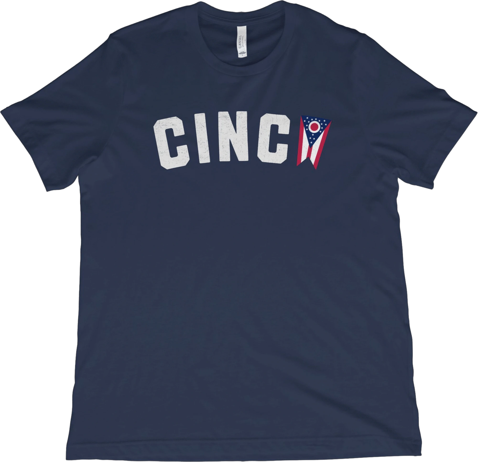 T-Shirt Navy / XS Cincy Ohio Flag T-Shirt