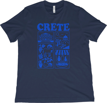 T-Shirt Navy / XS Crete Greece T-Shirt