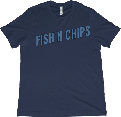 T-Shirt Navy / XS Fish N Chips T-Shirt