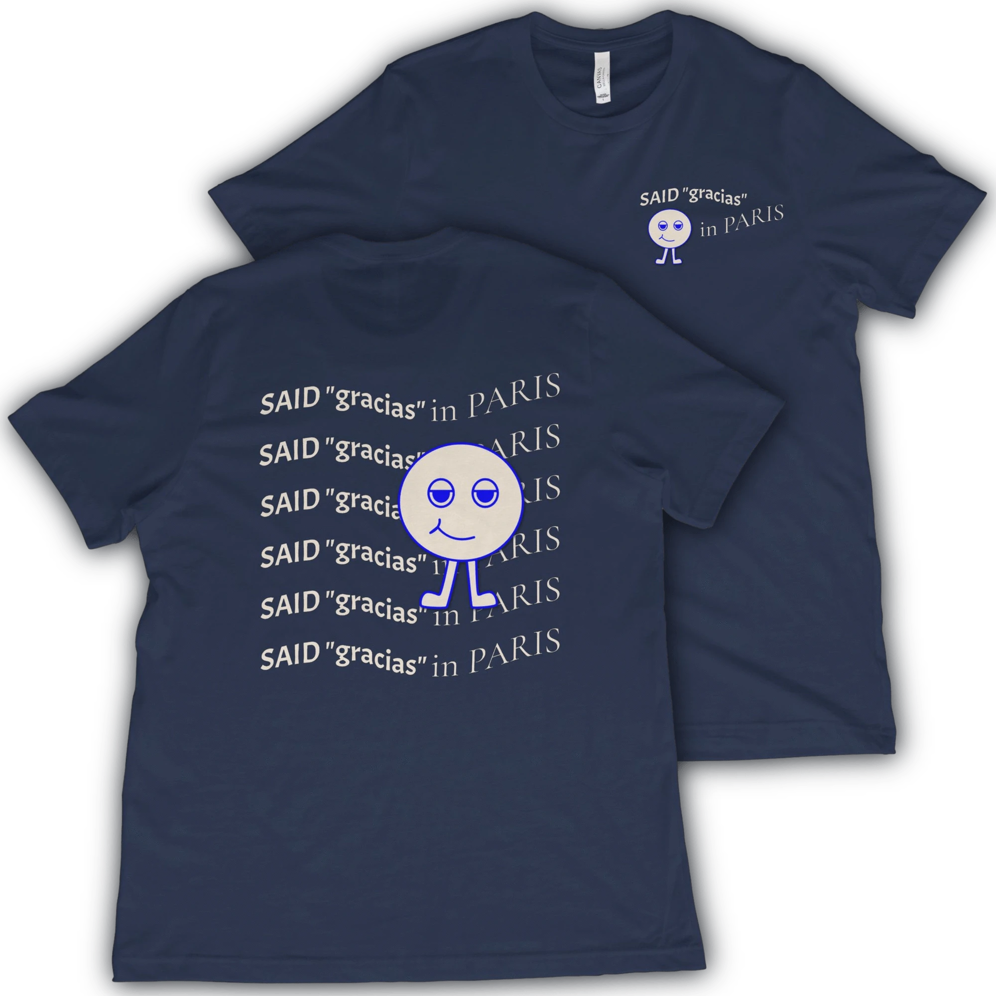 T-Shirt Navy / XS Gracias in Paris T-Shirt