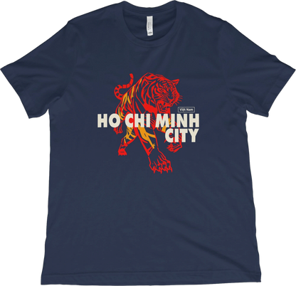 T-Shirt Navy / XS Ho Chi Minh City Vietnam Tiger T-Shirt