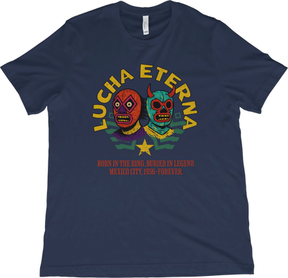 T-Shirt Navy / XS Mexico City Luchador T-Shirt