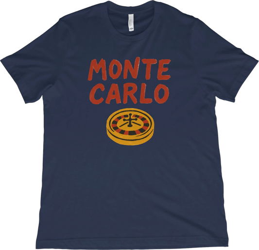 T-Shirt Navy / XS Monte Carlo Roulette T-Shirt