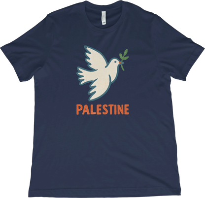 T-Shirt Navy / XS Palestine Dove T-Shirt