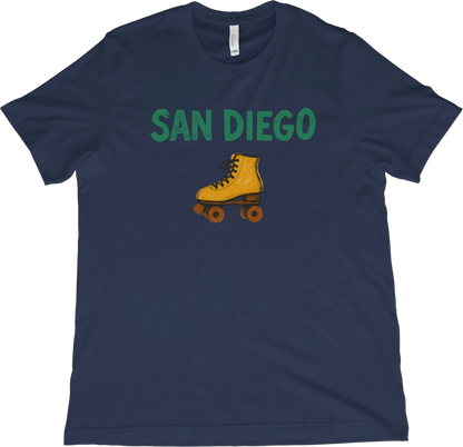 T-Shirt Navy / XS San Diego Roller Skate T-Shirt