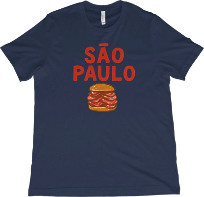 T-Shirt Navy / XS Sao Paulo Brazil Mortadella T-Shirt