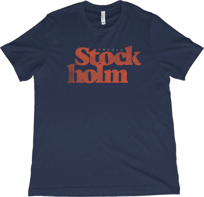T-Shirt Navy / XS Stockholm Sweden T-Shirt