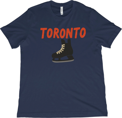 T-Shirt Navy / XS Toronto Hockey Skate T-Shirt