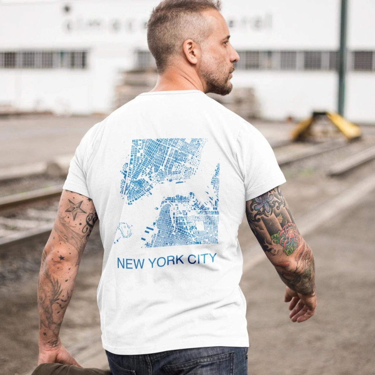 T-Shirt New York City Map T-Shirt