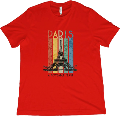 T-Shirt Red / XS Paris A Moveable Feast T-Shirt
