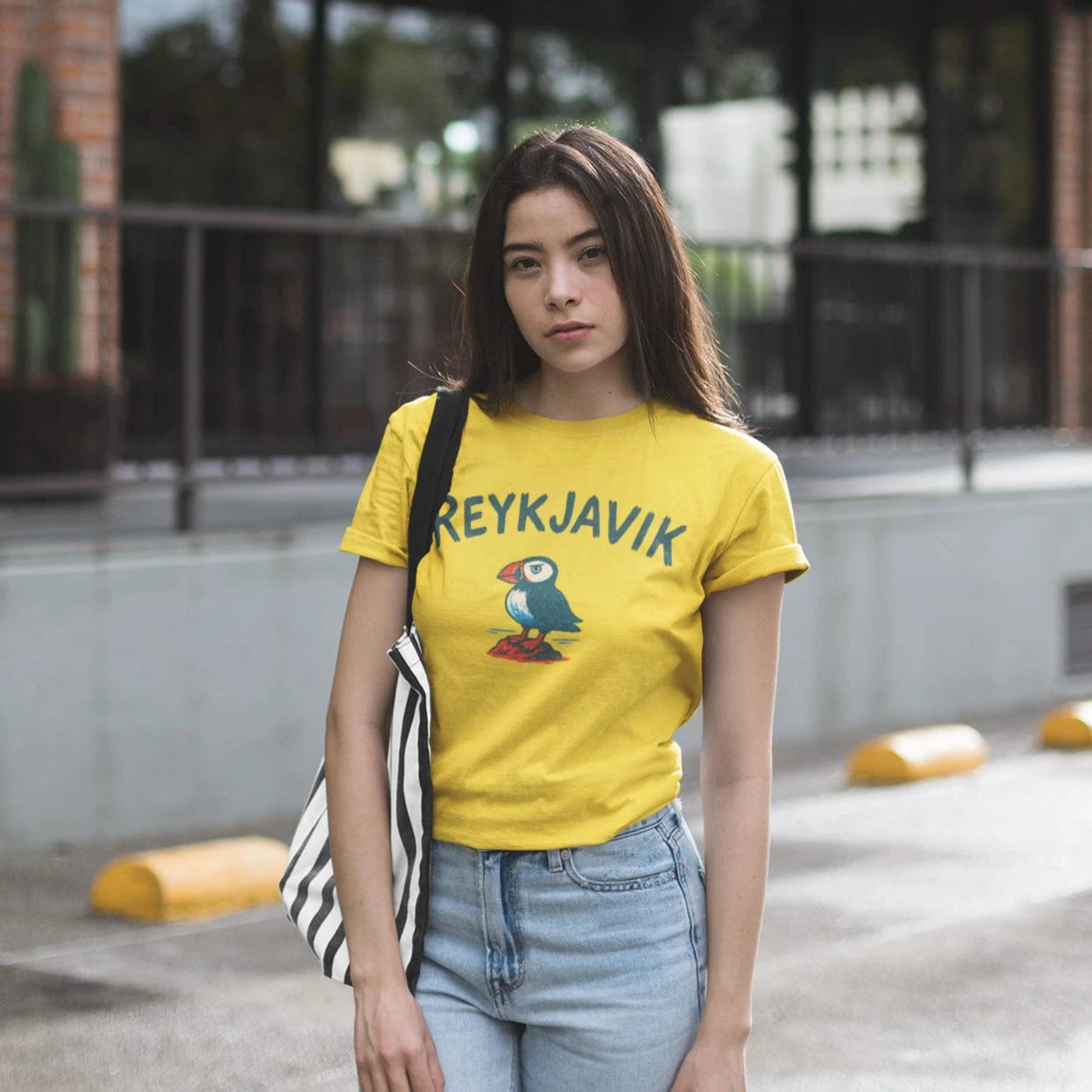 T-Shirt Reykjavik Iceland Puffin T-Shirt