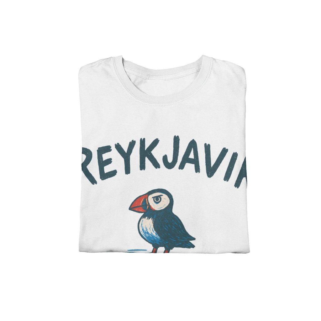 T-Shirt Reykjavik Iceland Puffin T-Shirt