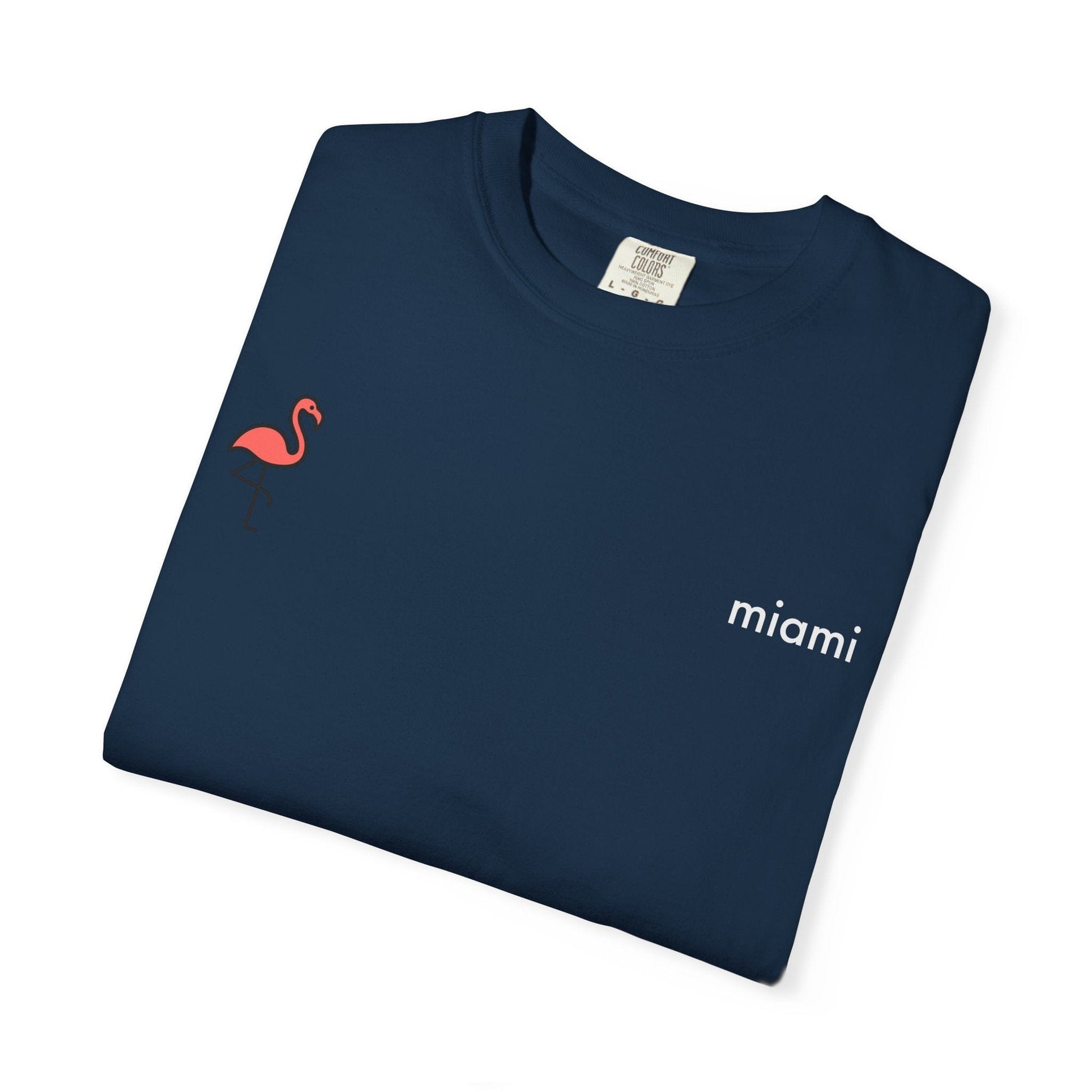T-Shirt True Navy / S Miami Flamingo T-Shirt