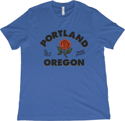 T-Shirt True Royal / XS Portland City of Roses T-Shirt