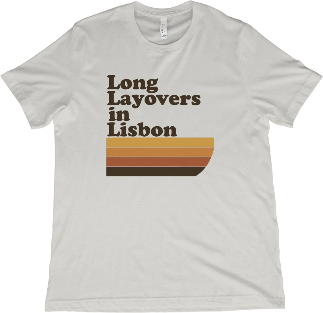 T-Shirt Vintage White / XS Long Layovers in Lisbon T-Shirt