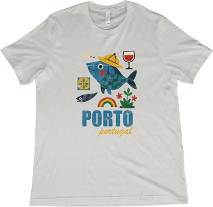 T-Shirt Vintage White / XS Porto Portugal T-Shirt