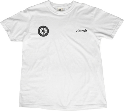 T-Shirt White / S Detroit Wheel T-Shirt