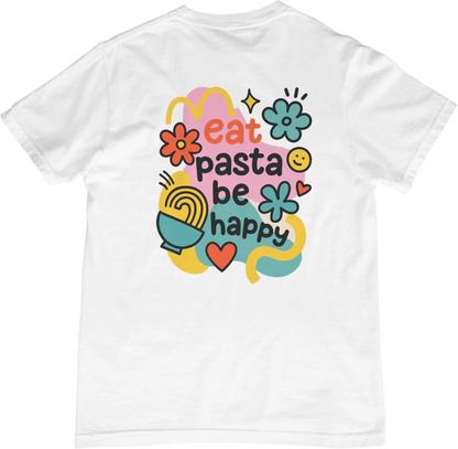 T-Shirt White / S Italy Eat Pasta T-Shirt
