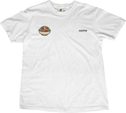 T-Shirt White / S Rome Carbonara T-Shirt