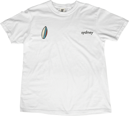 T-Shirt White / S Sydney Surfboard T-Shirt