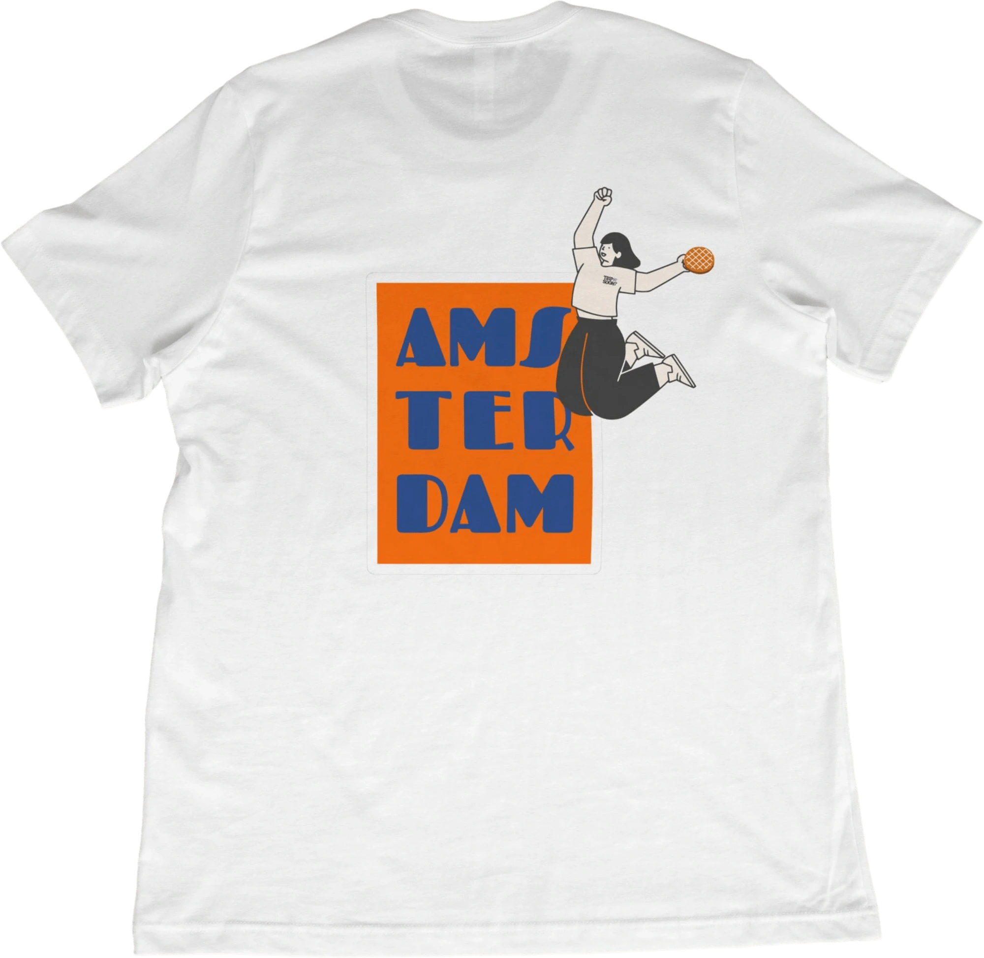T-Shirt White / XS Amsterdam Stroopwafel T-Shirt