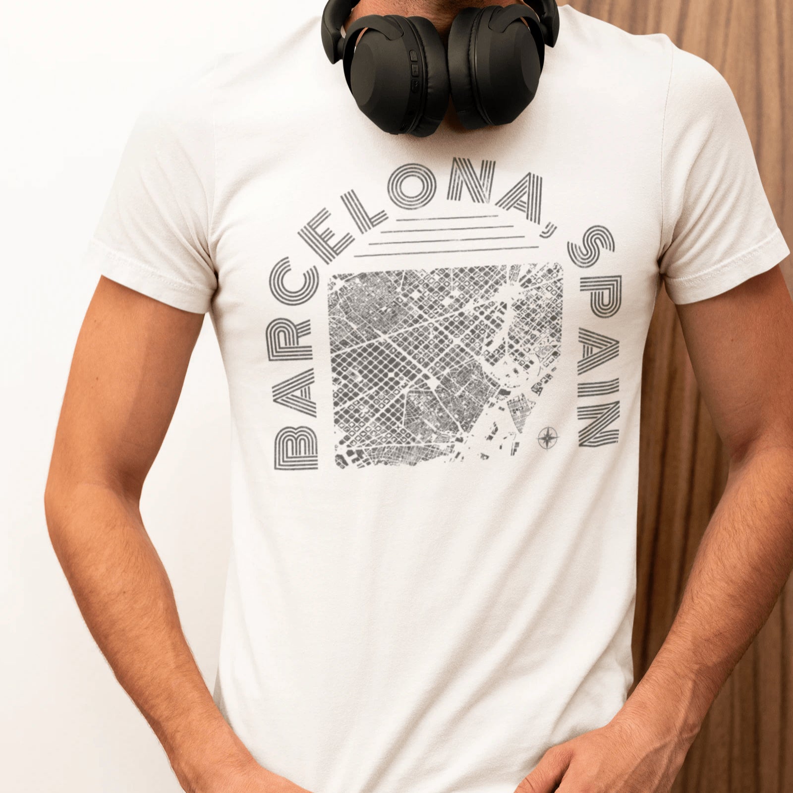 T-Shirt White / XS Barcelona Spain T-Shirt