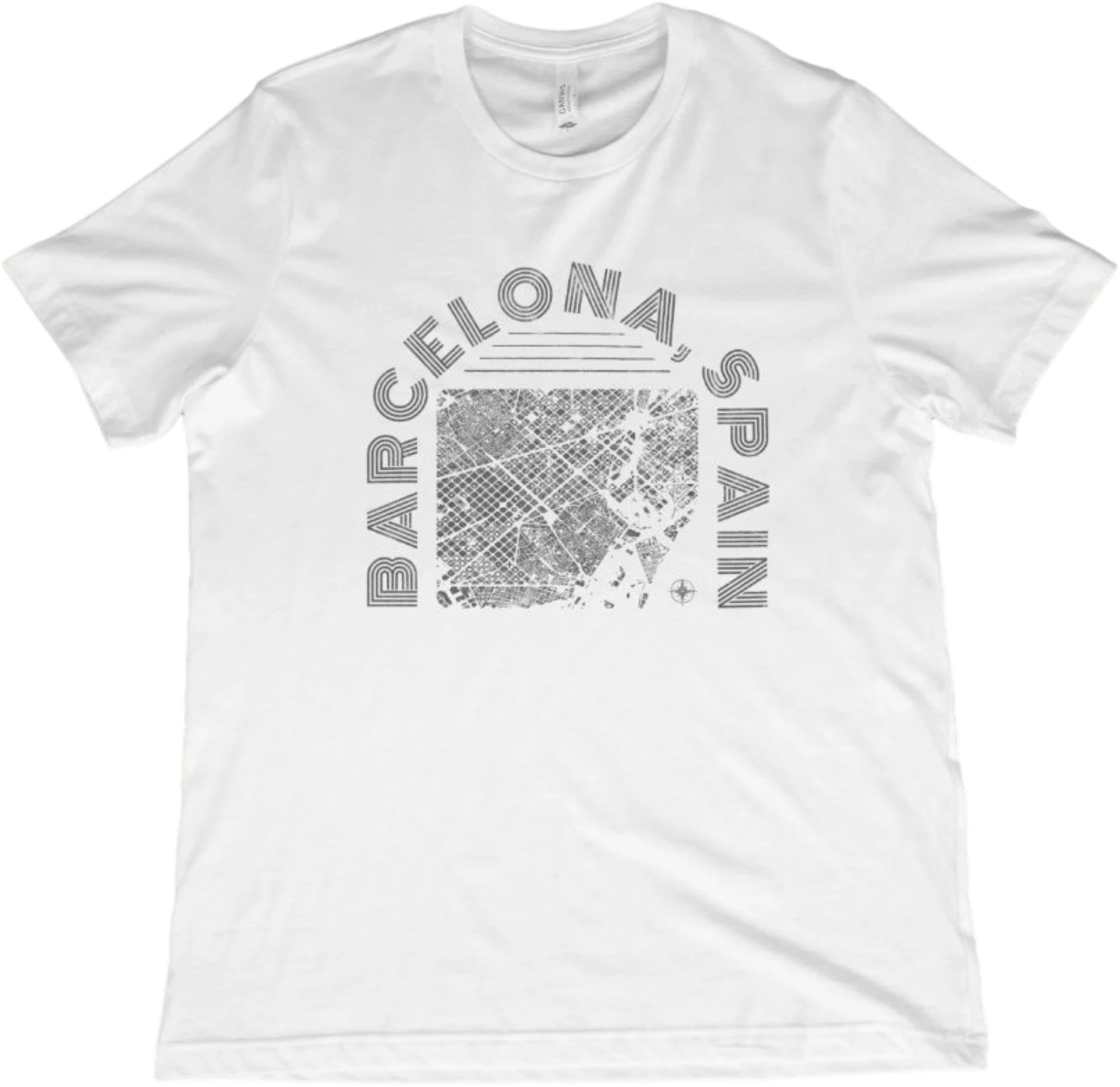 T-Shirt White / XS Barcelona Spain T-Shirt