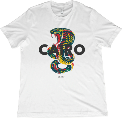 T-Shirt White / XS Cairo Egypt Cobra T-Shirt