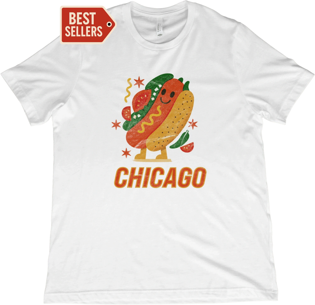 T-Shirt White / XS Chicago Dog T-Shirt