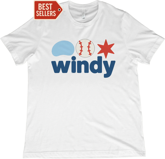 T-Shirt White / XS Chicago Windy T-Shirt