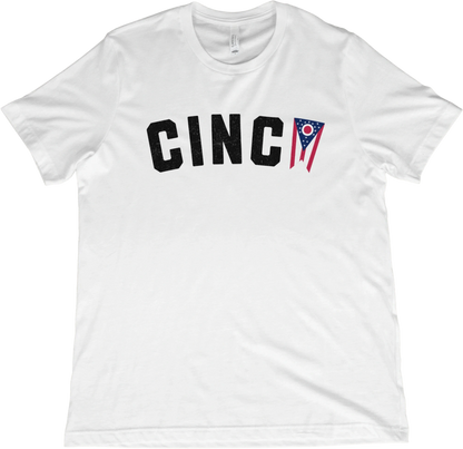 T-Shirt White / XS Cincy Ohio Flag T-Shirt