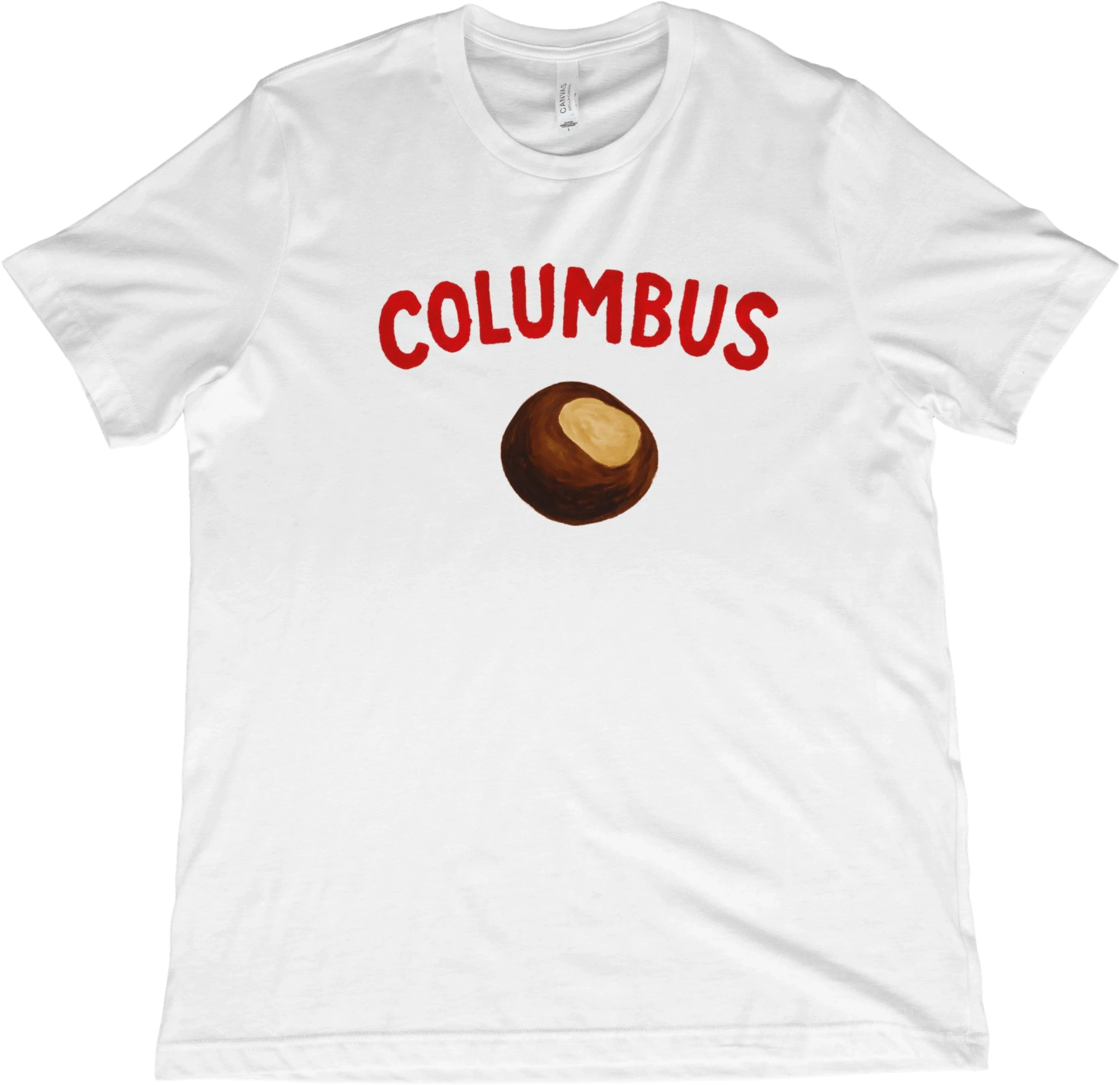 T-Shirt White / XS Columbus Buckeye Nut T-Shirt