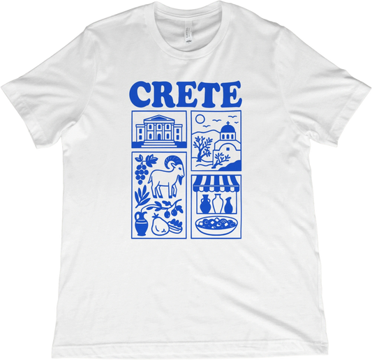 T-Shirt White / XS Crete Greece T-Shirt