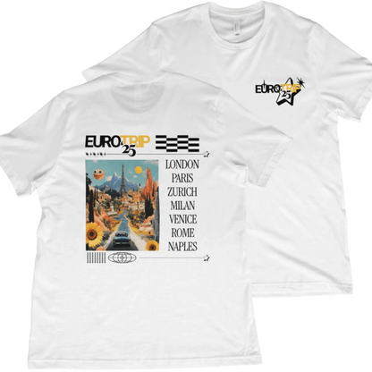 T-Shirt White / XS Eurotrip '25 T-Shirt Gonzo Style