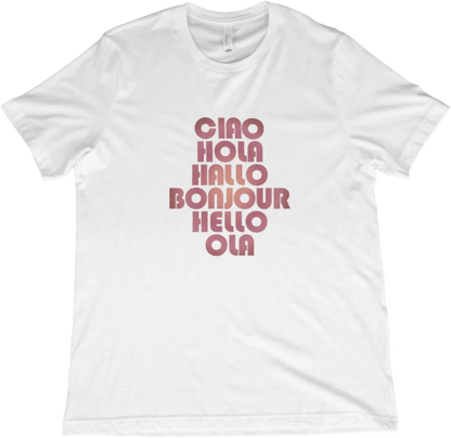 T-Shirt White / XS Hola Halo T-Shirt