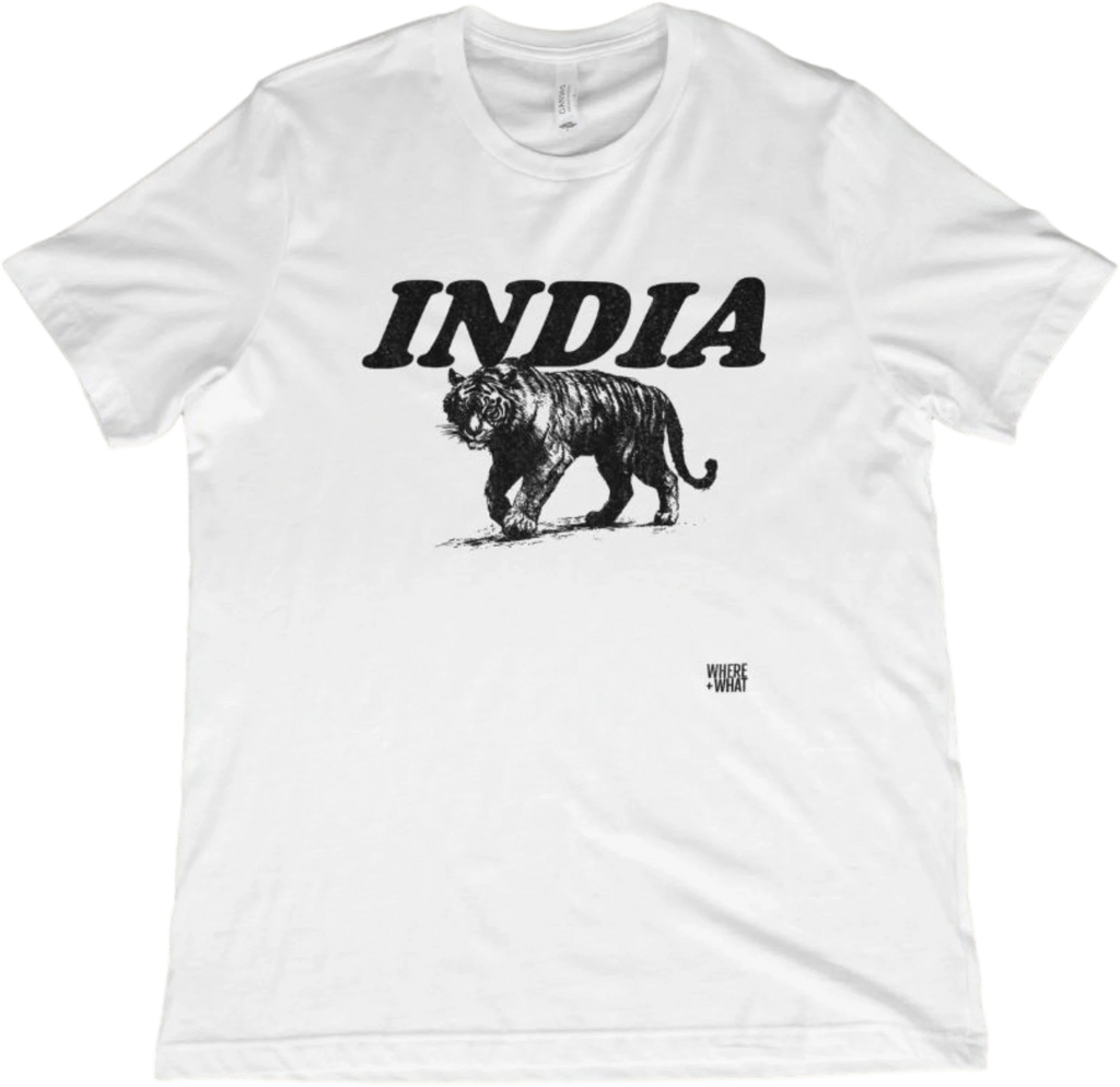T-Shirt White / XS India Bengal Tiger T-Shirt