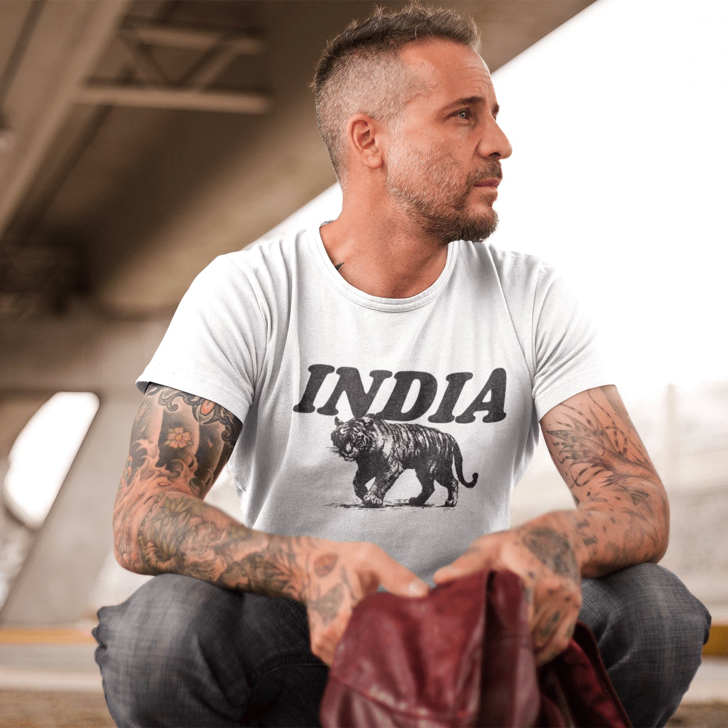 T-Shirt White / XS India Bengal Tiger T-Shirt
