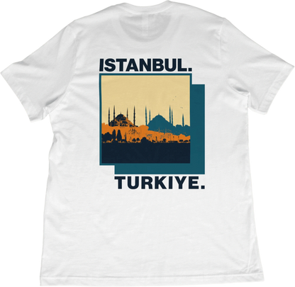 T-Shirt White / XS Istanbul Skyline T-Shirt – Türkiye Inspired Travel Tee