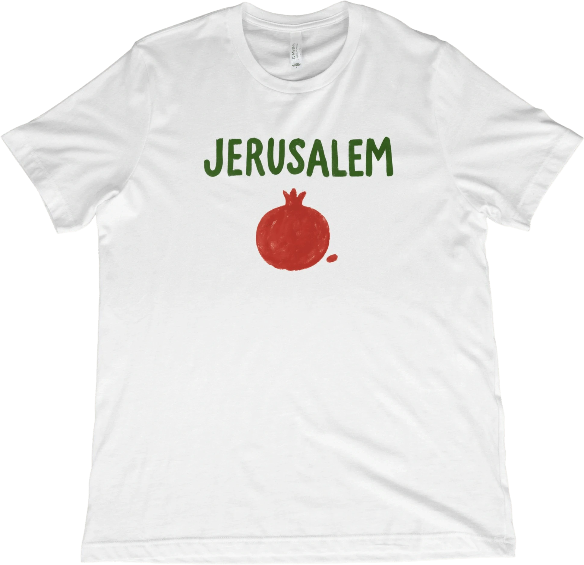 T-Shirt White / XS Jerusalem Pomegranate T-Shirt