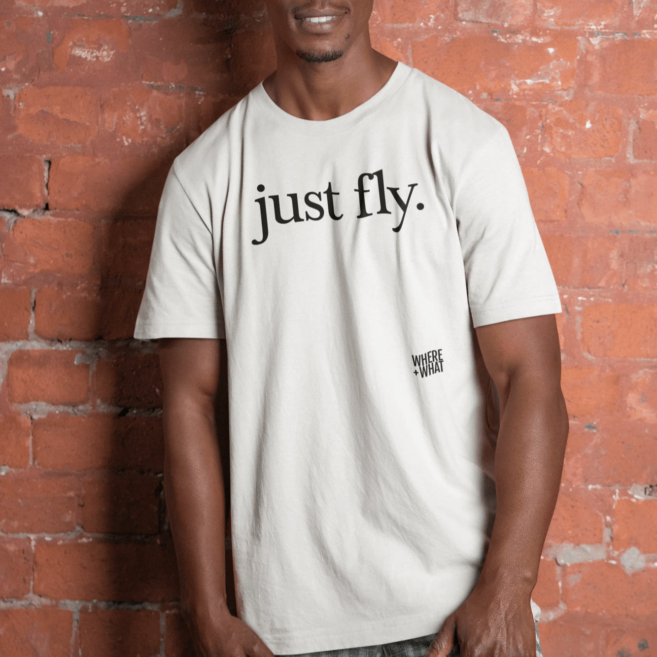 T-Shirt White / XS Just fly. T-Shirt