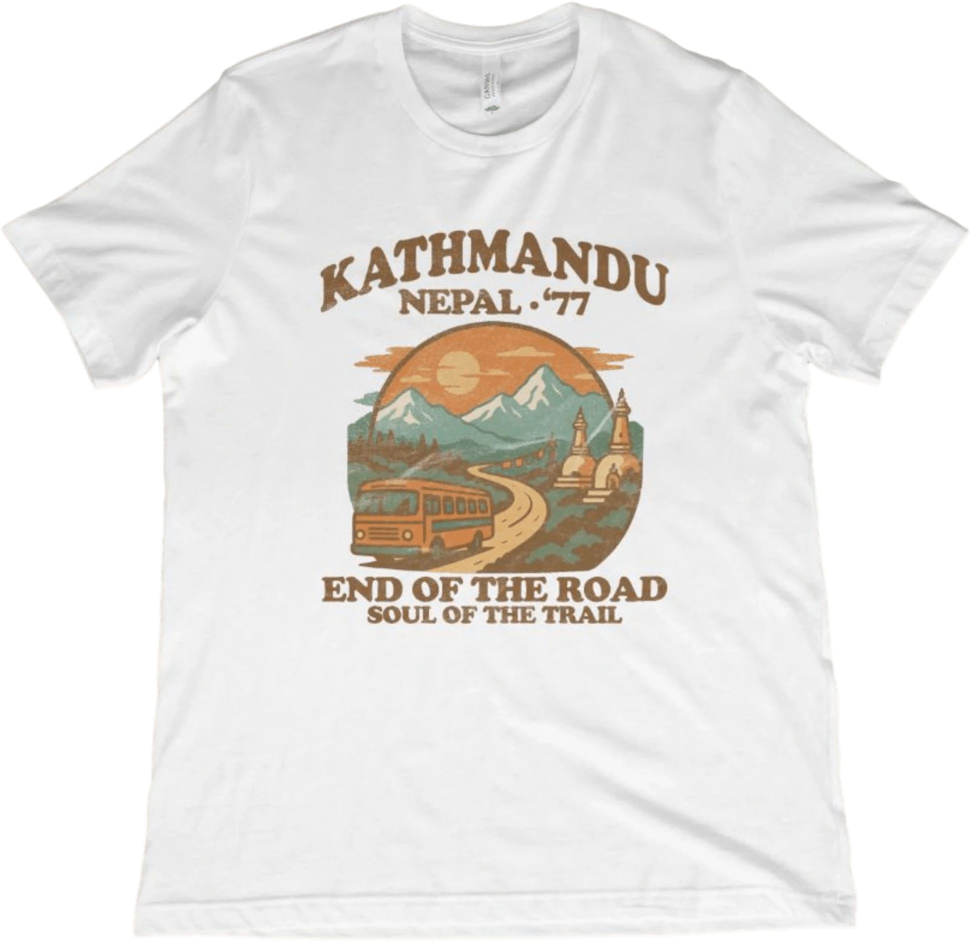 T-Shirt White / XS Kathmandu Hippie Trail T-Shirt