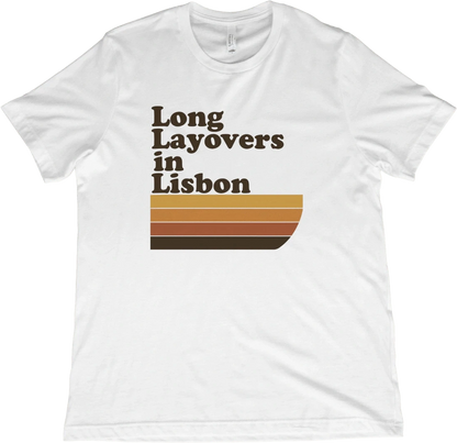 T-Shirt White / XS Long Layovers in Lisbon T-Shirt