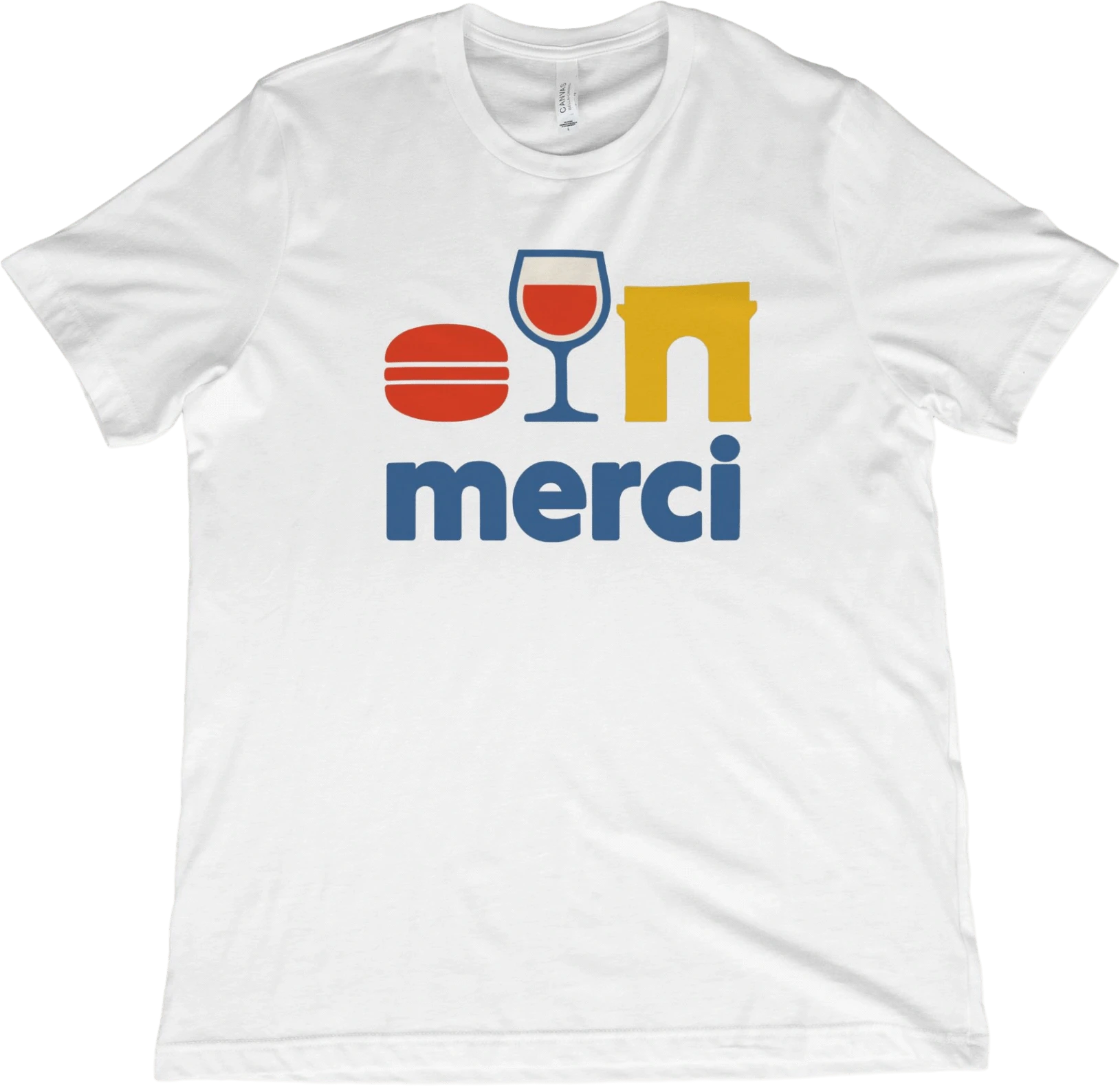 T-Shirt White / XS Merci Paris T-Shirt