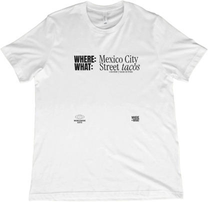 T-Shirt White / XS Mexico City Street Tacos T-Shirt