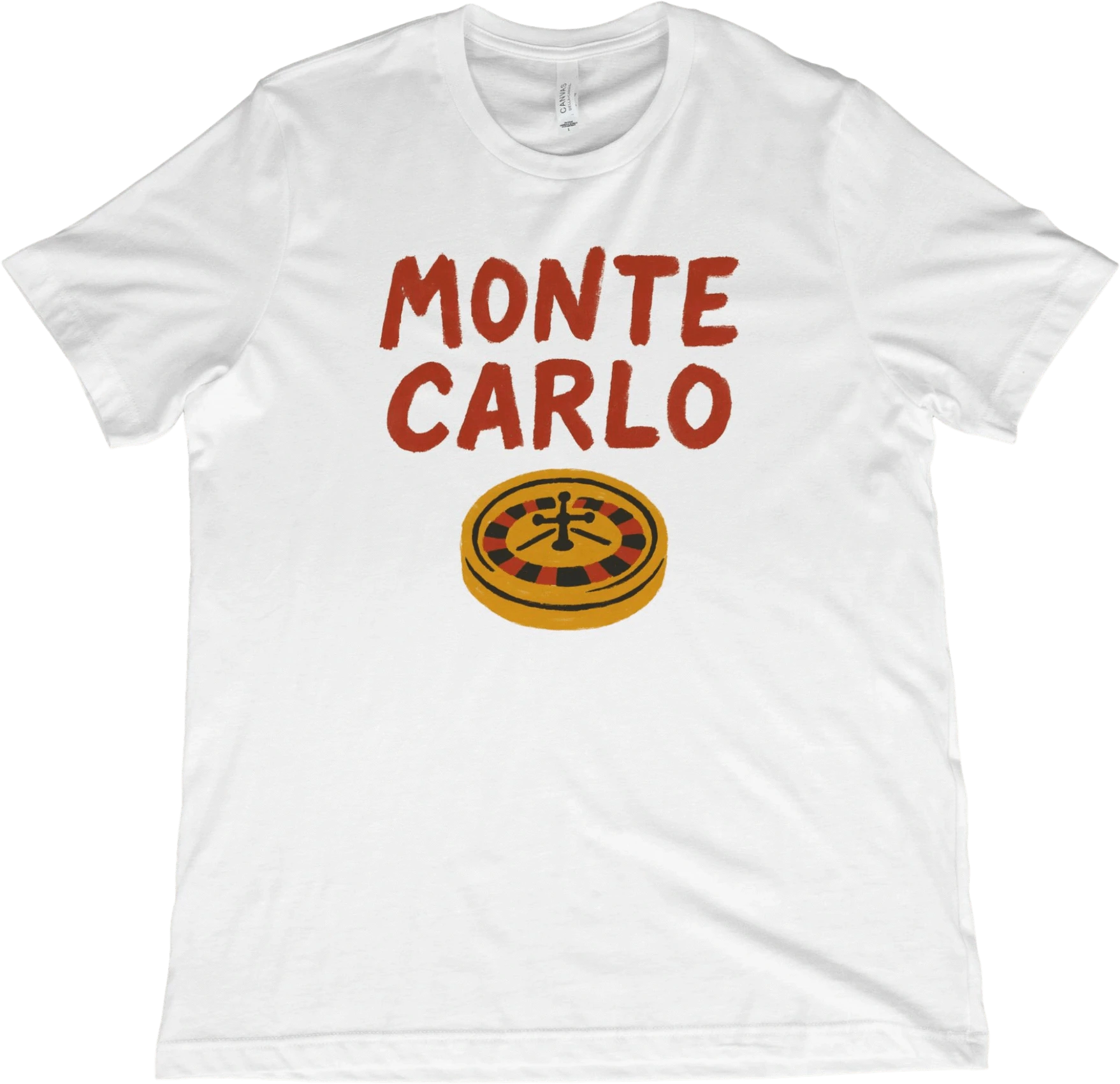 T-Shirt White / XS Monte Carlo Roulette T-Shirt
