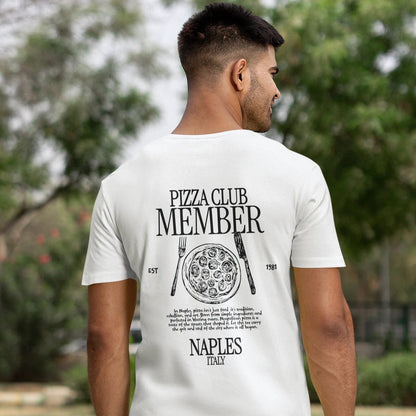 T-Shirt White / XS Naples: Pizza Club Member T-Shirt