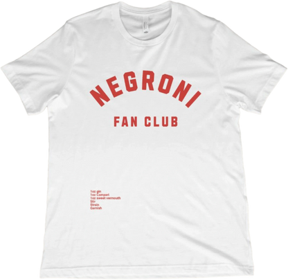 T-Shirt White / XS Negroni Fan Club T-Shirt
