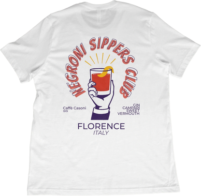T-Shirt White / XS Negroni Florence Italy T-Shirt